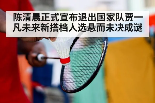 陈清晨正式宣布退出国家队贾一凡未来新搭档人选悬而未决成谜